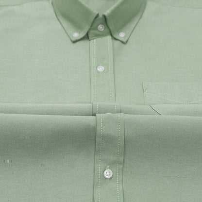 New Sea Green Oxford Cotton Shirt For Men