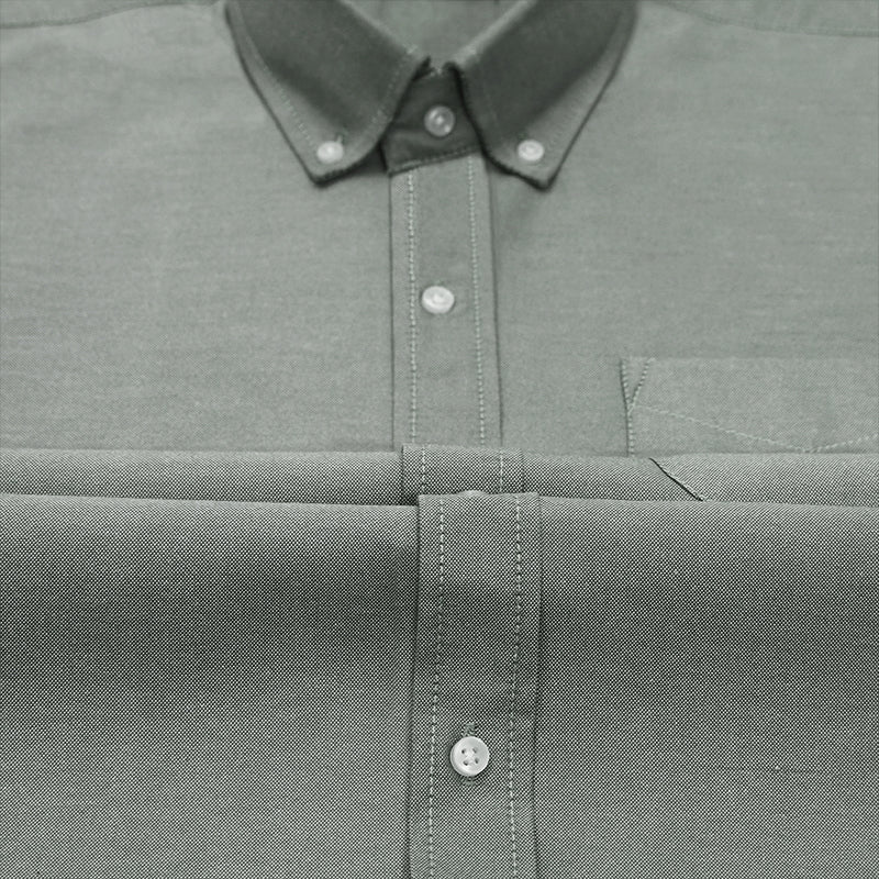 New Olive Oxford Cotton Shirt For Men