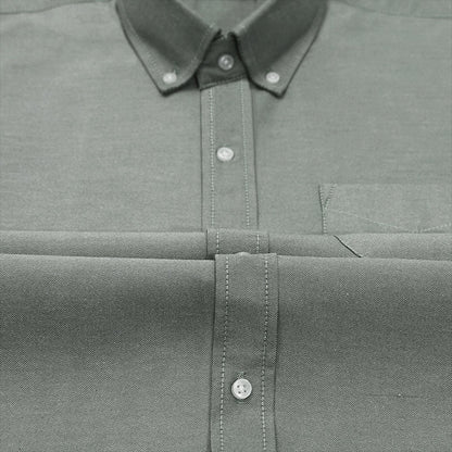 New Olive Oxford Cotton Shirt For Men