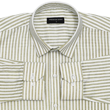 Golden Era Pinstripe Linen Shirt