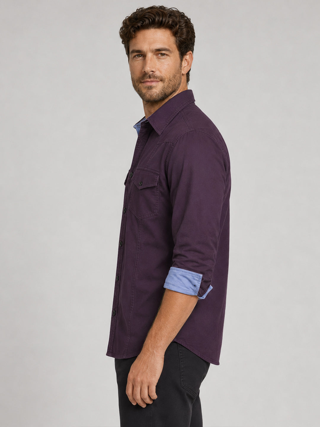 Cargo Style Wine Shirt