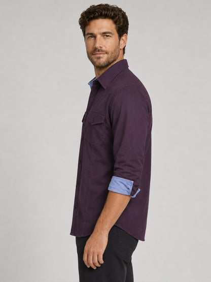 Cargo Style Wine Shirt