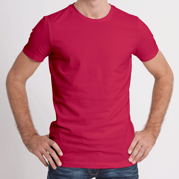 Pack of 3 Half Sleeves T-Shirts for Men 180 GSM (Red,Maroon and White)