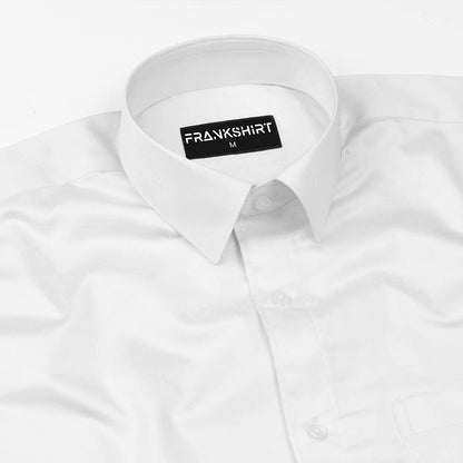 300GSM Premium Satin Shirt Combo for Men (White & Pista)
