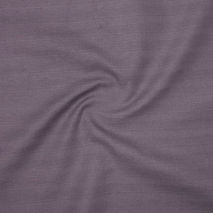 Urban Fit Purple Short Linen Kurta For Men