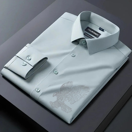 Eagle Designer Premium Cotton Without Pocket Solid Shirt for Man (Pista)