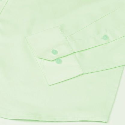 Mint Green Cotton Shirt for Men