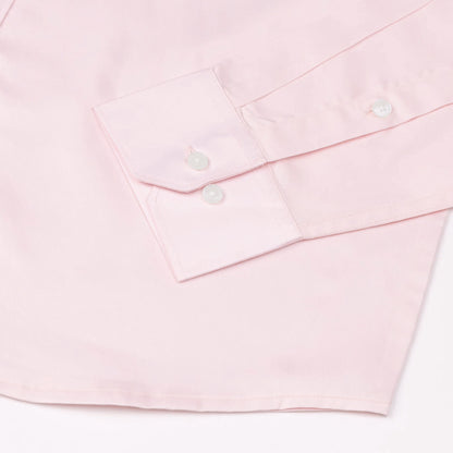 300GSM Blush Pink Premium Satin Shirt for Men