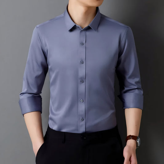 Dark Grey Plain I Causal Shirt I Regular Fit I 100% Cotton Shirt