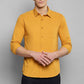 Pack of 3 Cotton Shirt for Man (Peech, Mustard and Royal Blue)