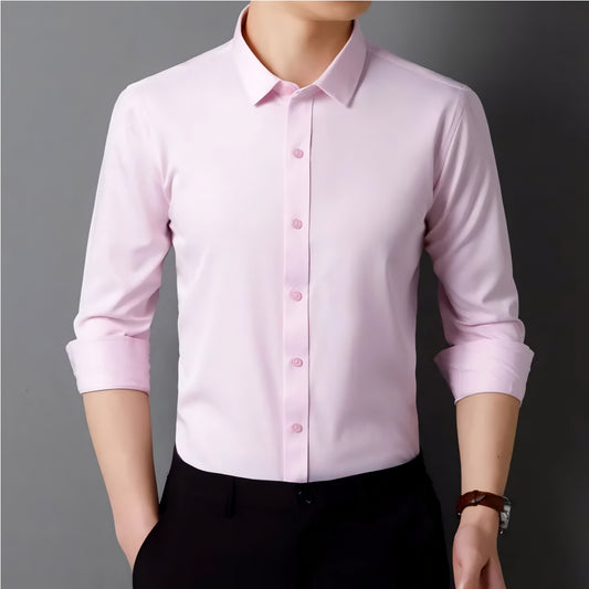 Light Pink Plain I Causal Shirt I Regular Fit I 100% Cotton Shirt