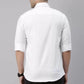 Special Cotton Blend Solid Shirts (White)