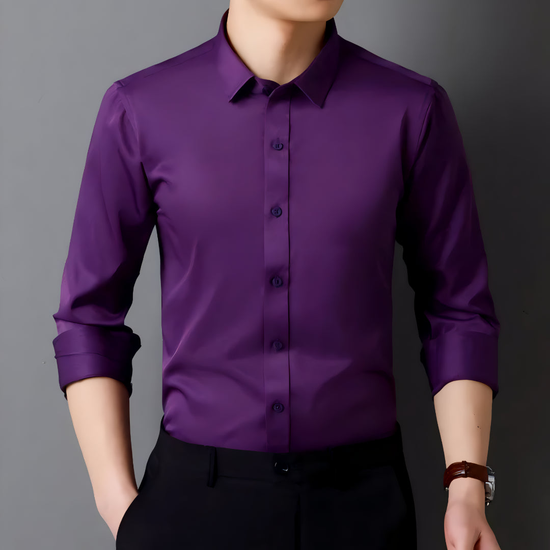 Purple Plain I Causal Shirt I Regular Fit I 100% Cotton Shirt