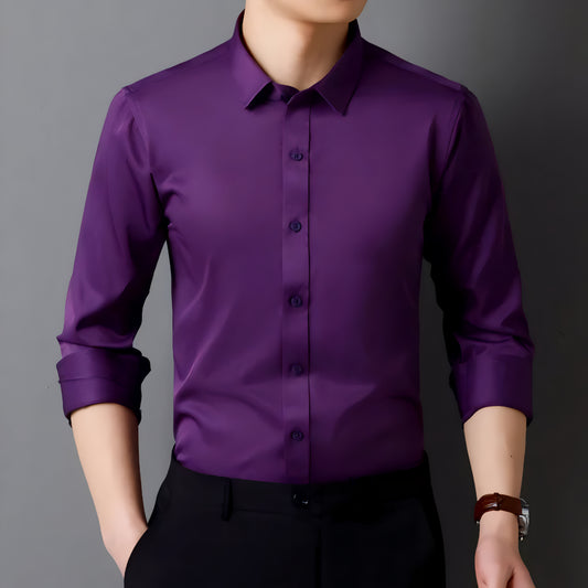 Purple Plain I Causal Shirt I Regular Fit I 100% Cotton Shirt (FS025)