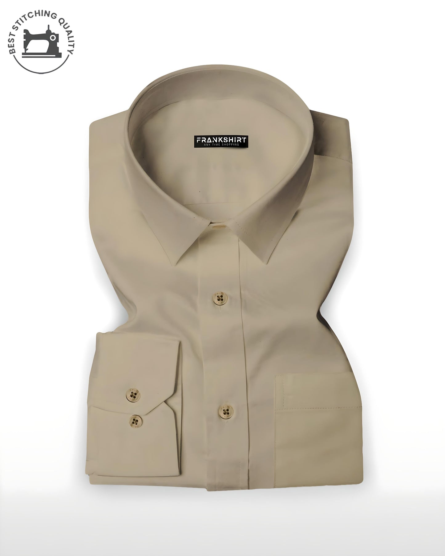 Premium Beige I Formal Shirt I Regular Fit I Cotton Shirt