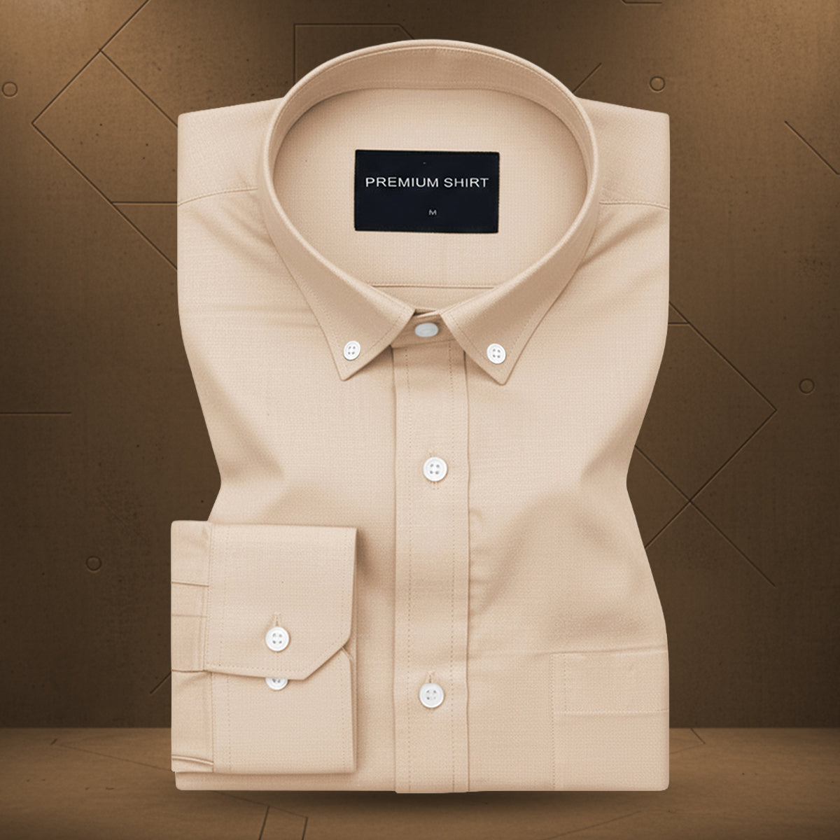 Pack of 2 Oxford Cotton Shirt For Men (Silver & Cream)