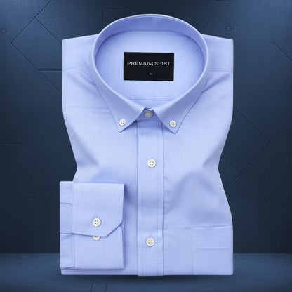 Pack of 2 Oxford Cotton Shirt For Men (Pink & Denim Blue)