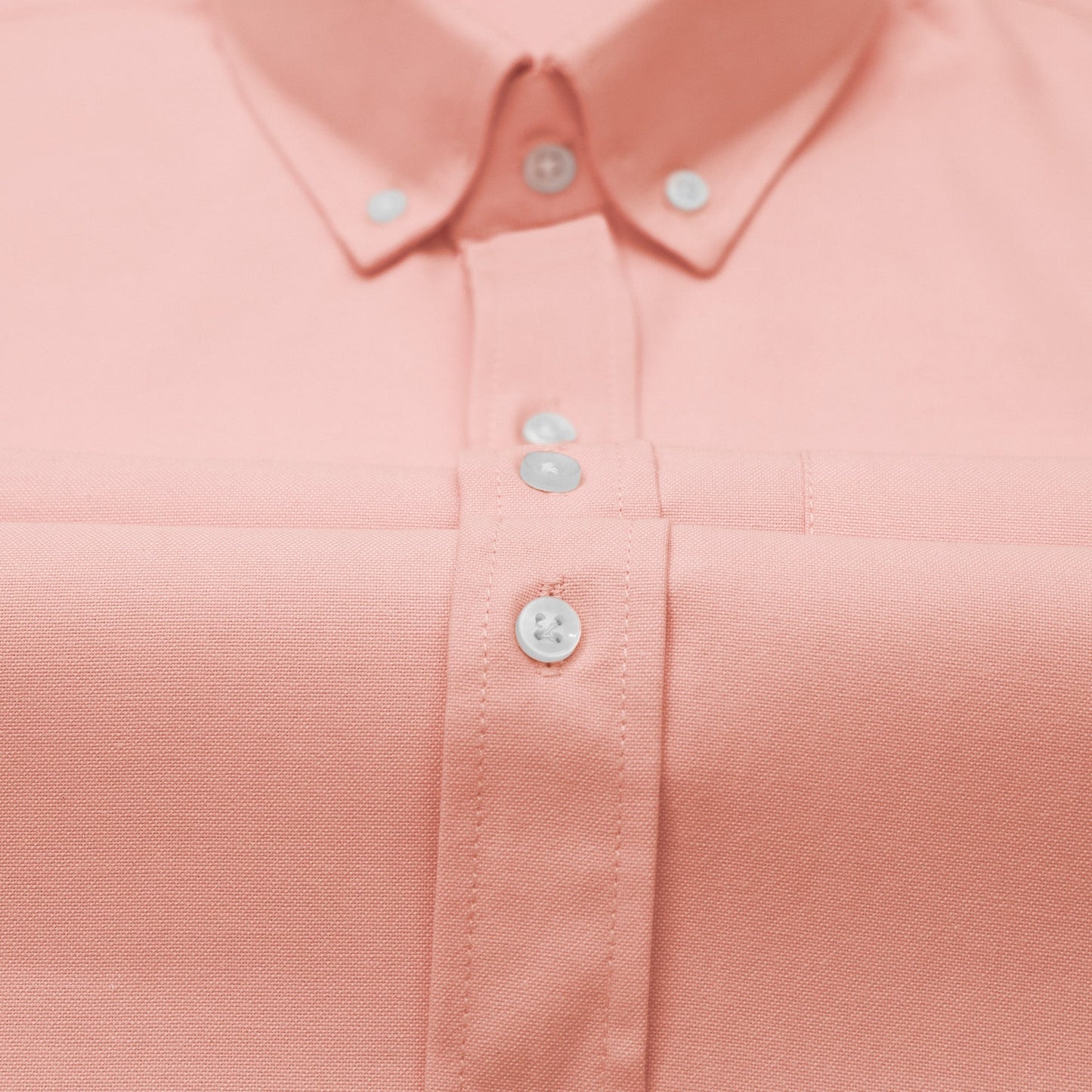 Pack of 2 Oxford Cotton Shirt For Men (Silver & Peach)