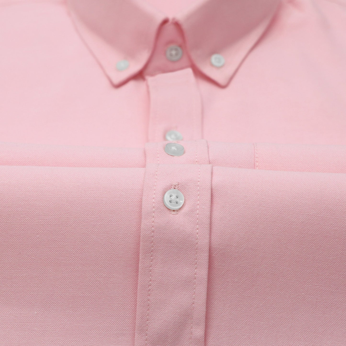 Pack of 2 Oxford Cotton Shirt For Men (Silver & Pink)