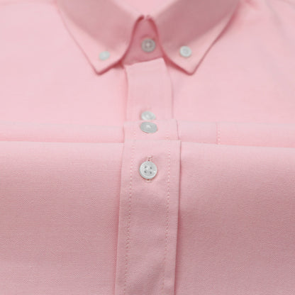 Pack of 2 Oxford Cotton Shirt For Men (Silver & Pink)