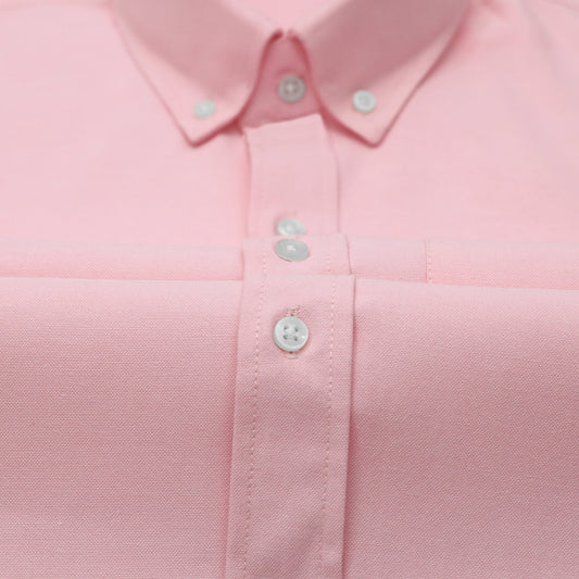 New Pink Oxford Cotton Shirt For Men