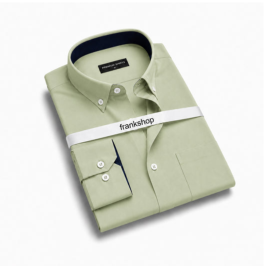 Pista Satin Contrast Collar Shirt for Men