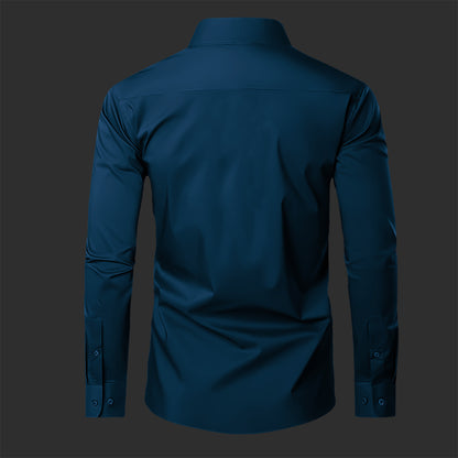 Premium Cotton Solid Shirt for Man (Royal Blue)