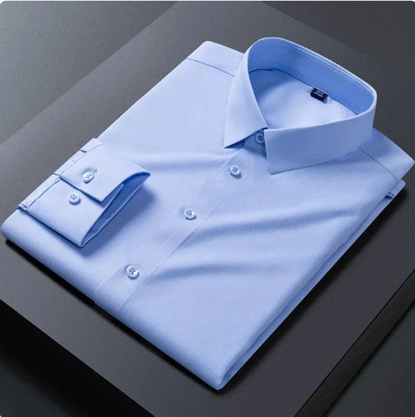 Premium Sky Blue Cotton Solid Shirt for Man – Frankshop