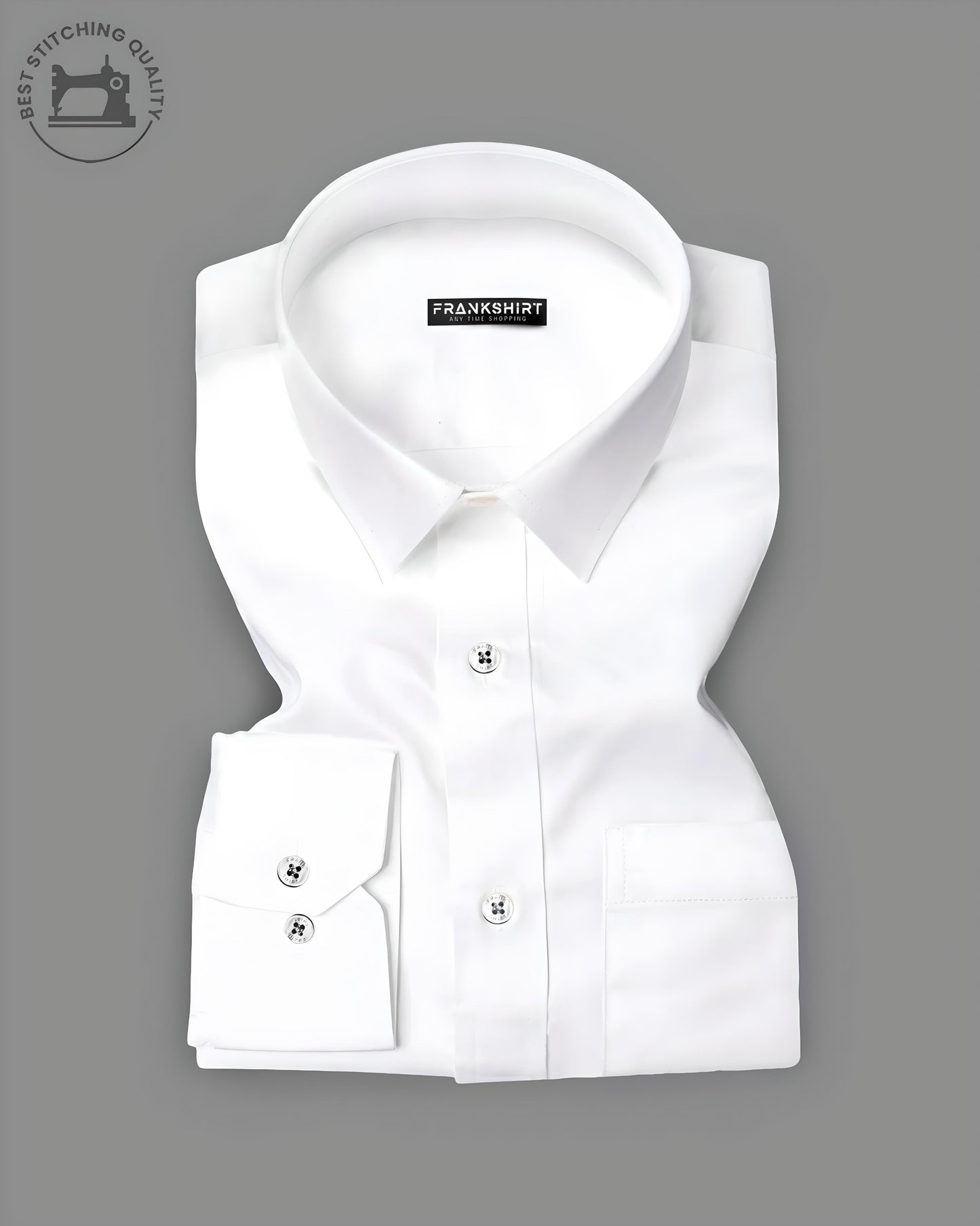 Premium Pearl White I Formal Shirt I Cotton Shirt (FS002)