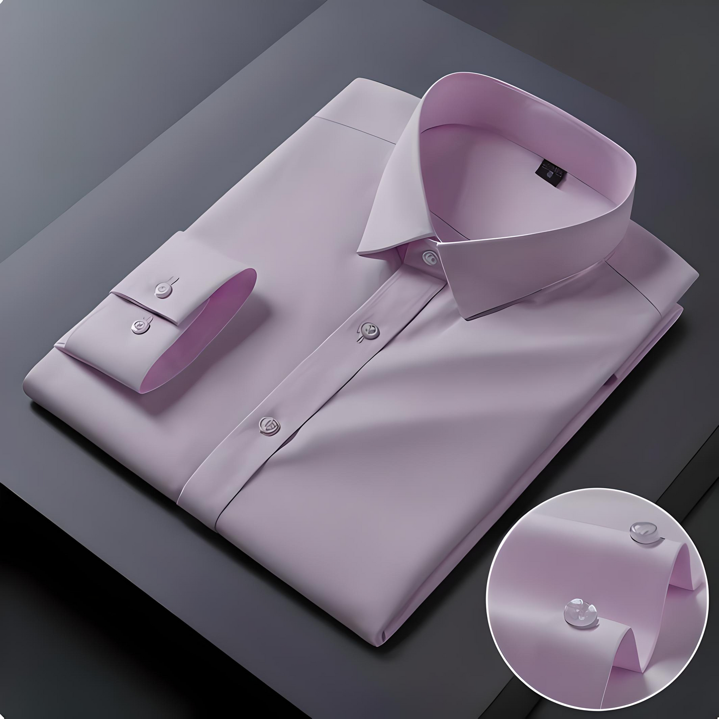 Premium Cotton Solid Shirt for Man (Rose Gold)