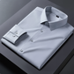 Premium Cotton Solid Shirt for Man (Silver)