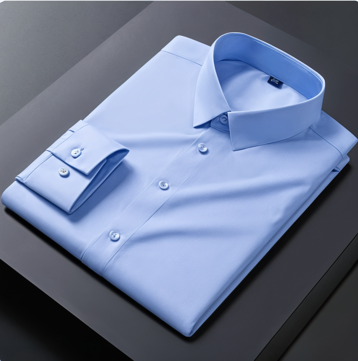 Premium Cotton Solid Shirt for Man (Sky Blue)