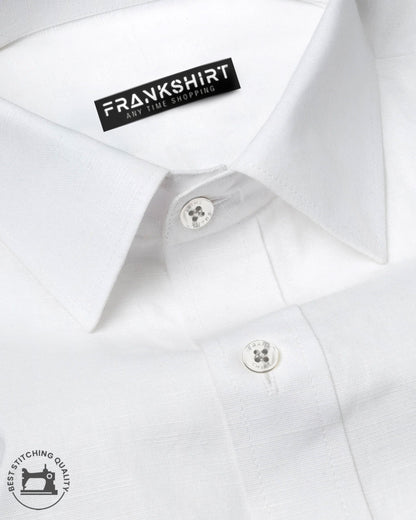 Premium Pearl White I Formal Shirt I Cotton Shirt (FS002)