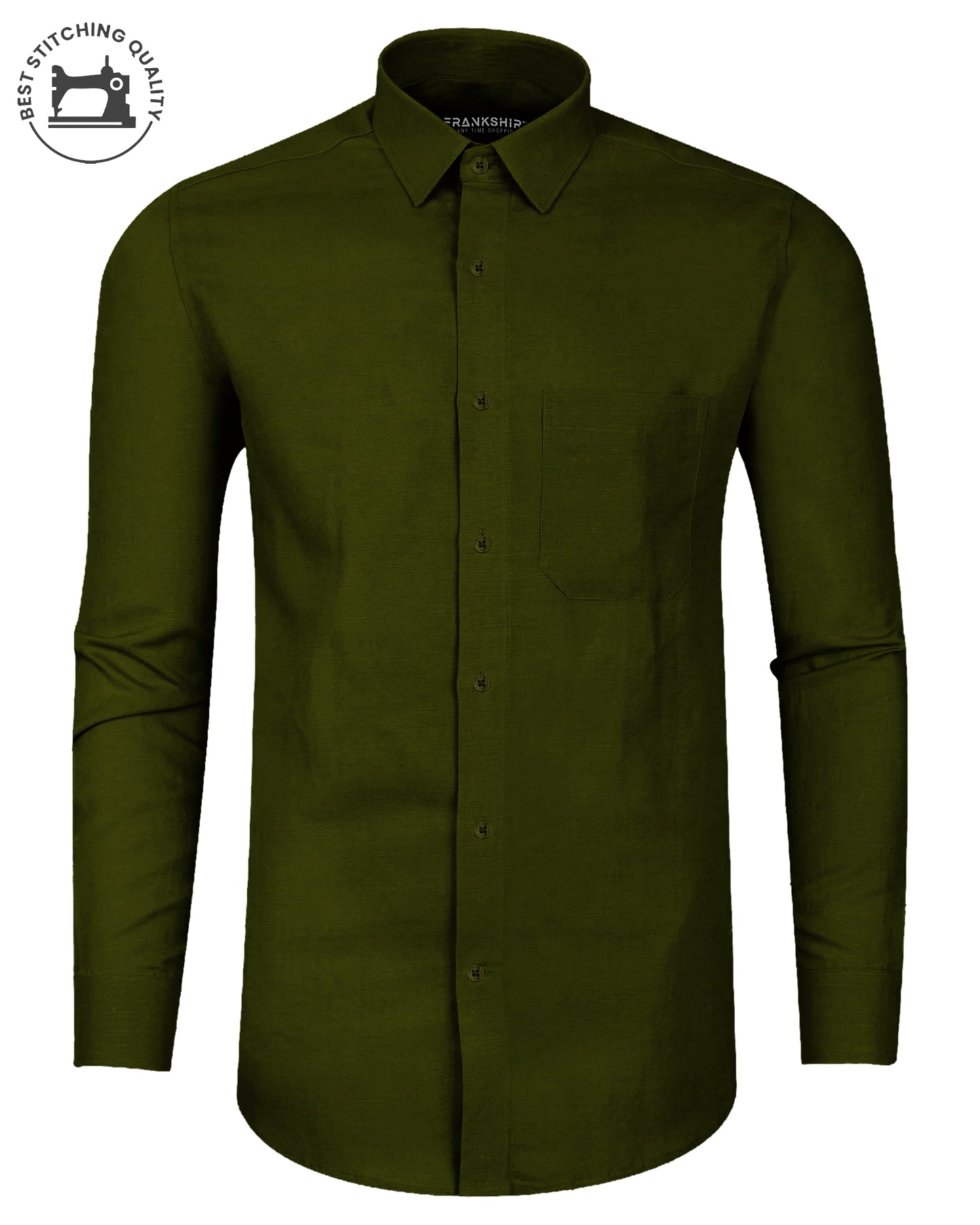 Premium Bottle Green I Formal Shirt I Regular Fit I Cotton Shirt (FS019)