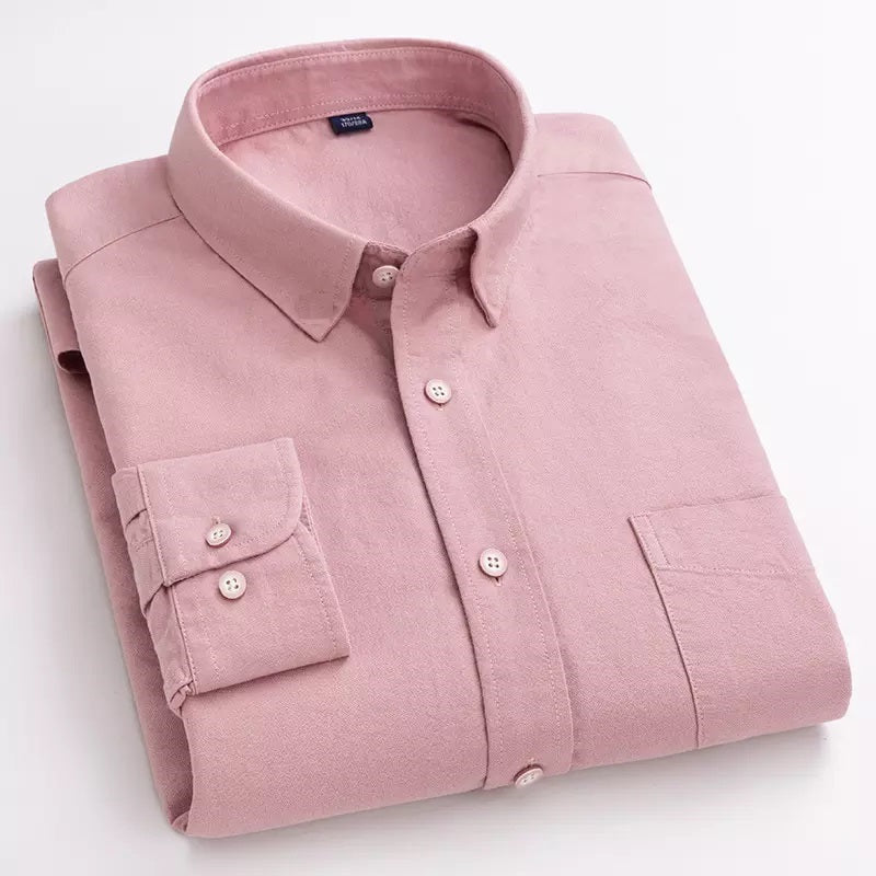 Frankshop Cotton Pink Color Shirts For Man