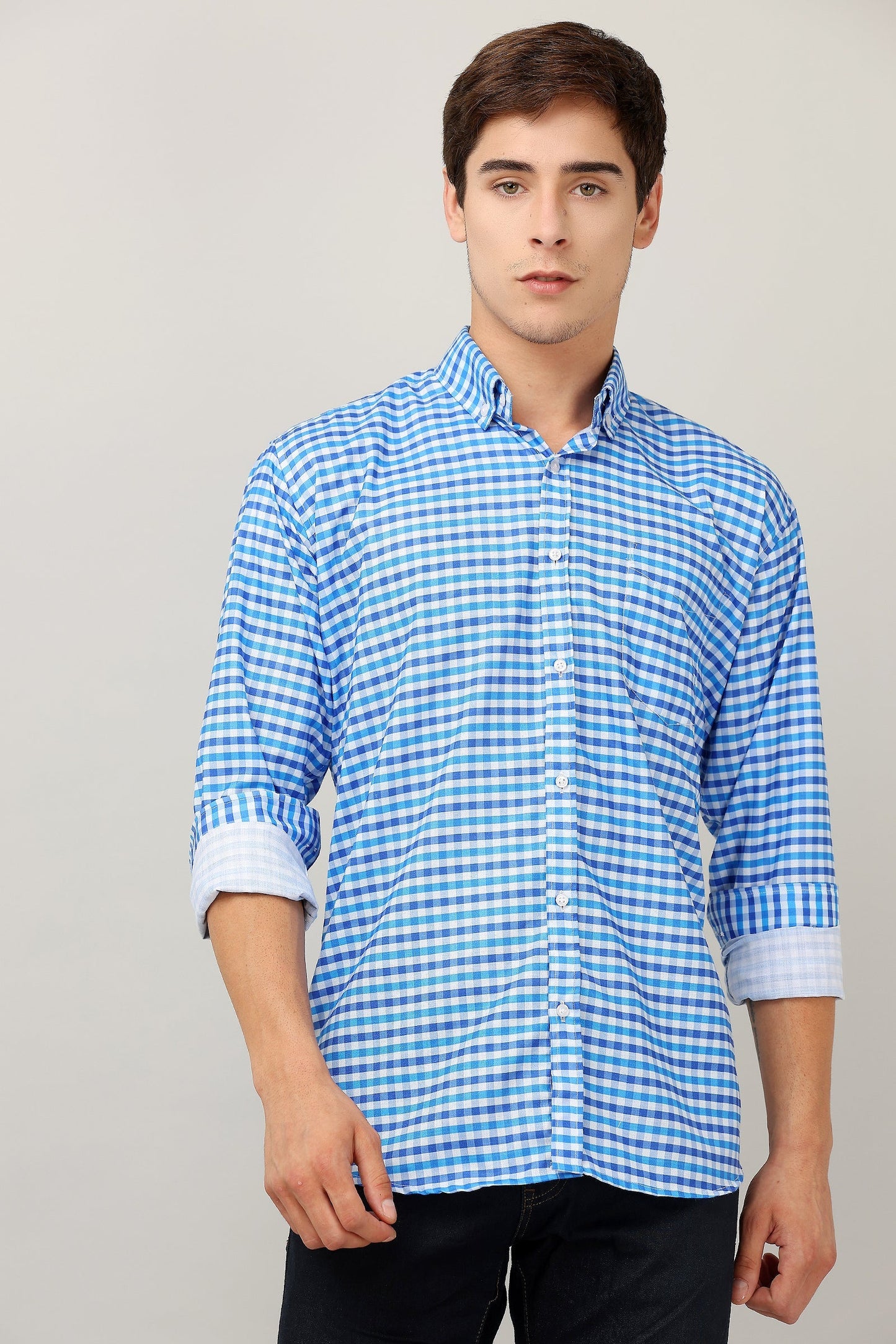 Darnandstitch® Printed Check Shirt