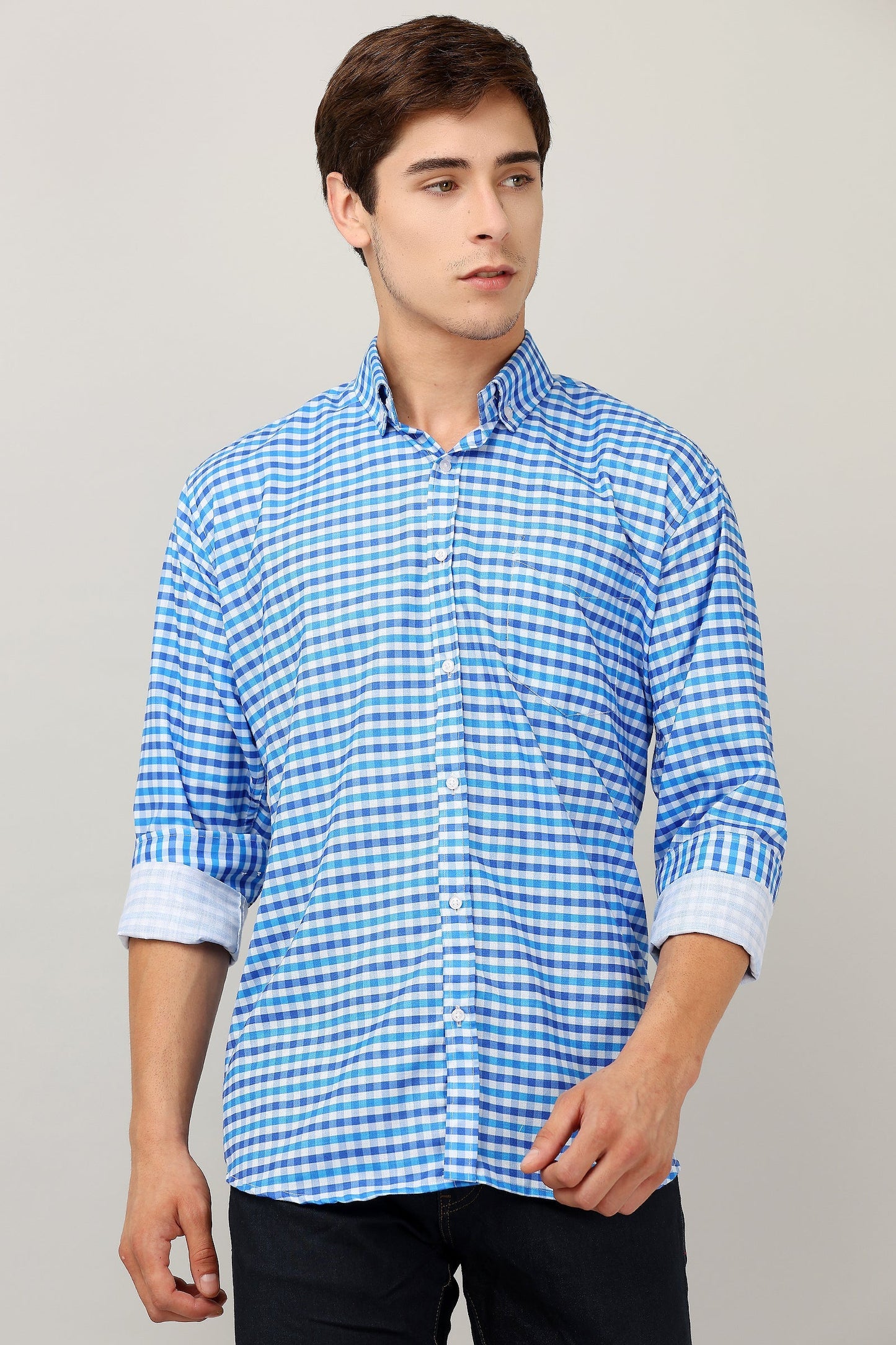 Darnandstitch® Printed Check Shirt