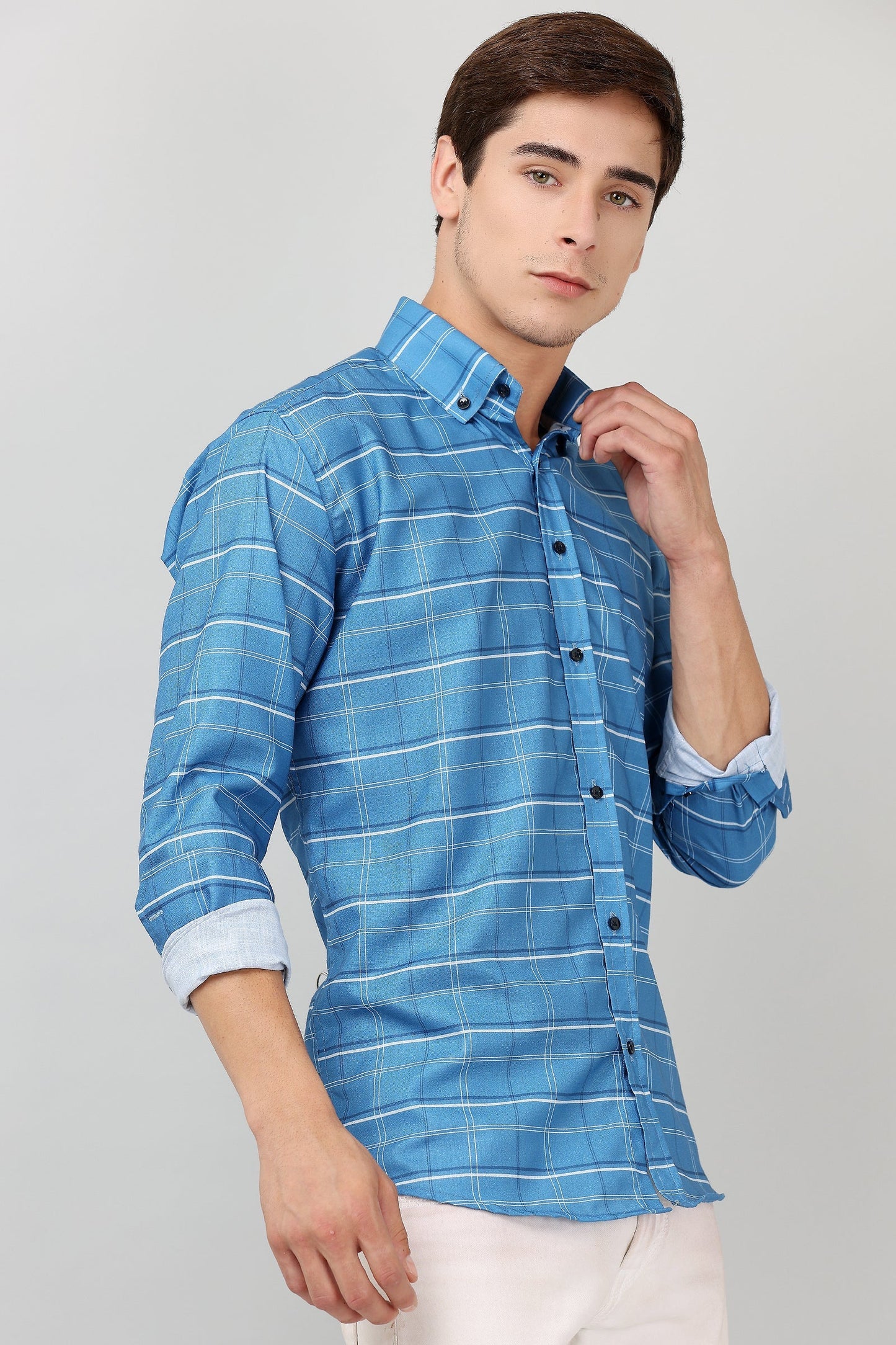 Darnandstitch High Quality Printed Checkered Shirt