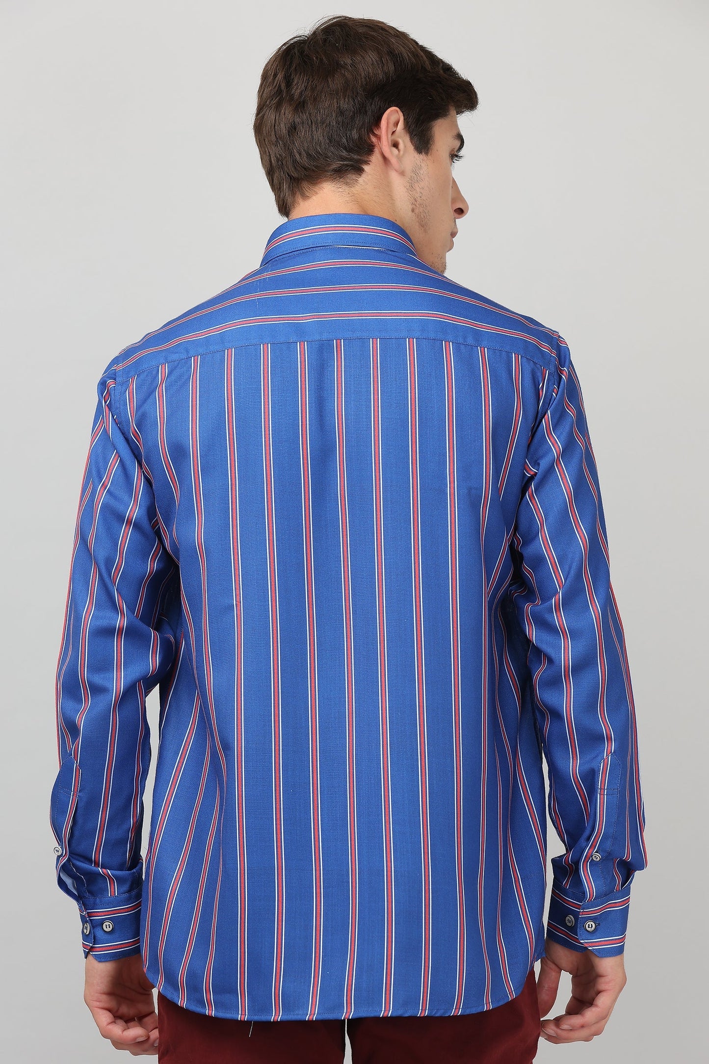 Darnandstitch Cotton Printed Striped Shirts