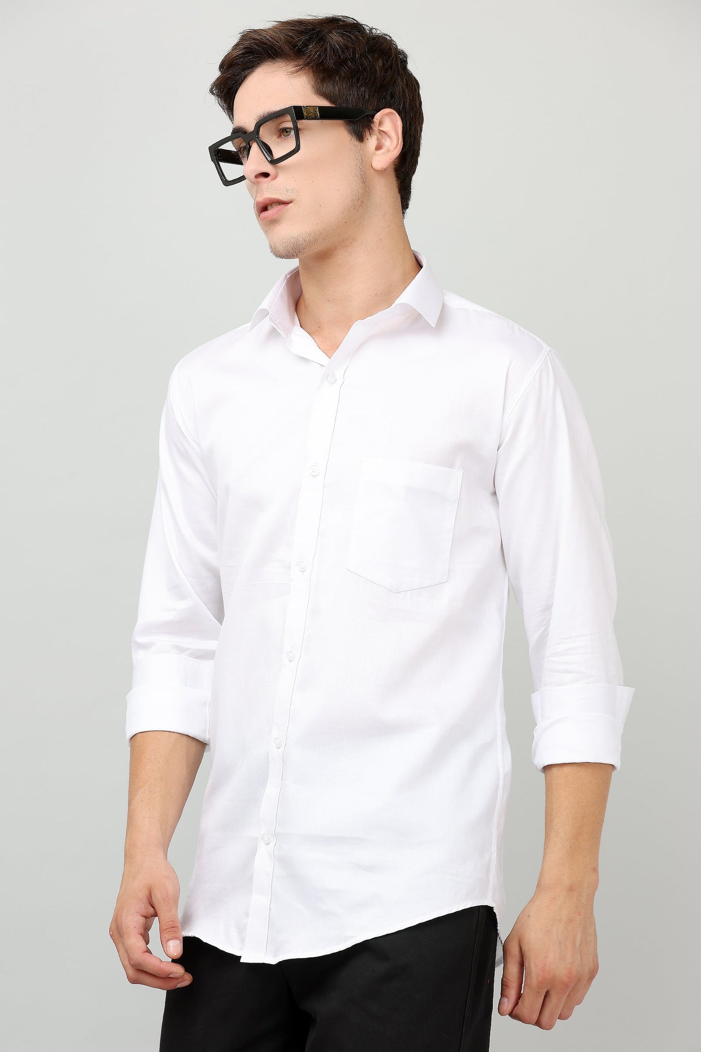 Darnandstitch® Pure Cotton Plain White Shirt