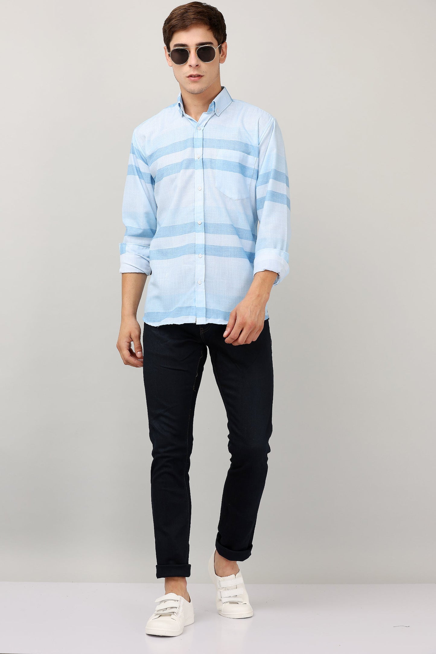 Darnandstitch® New slub cotton Printed shirt